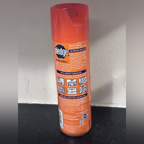 Original Formula HTF 2001 Pledge Orange 12.5oz Furniture Polish - Picture 3 of 4